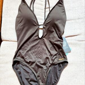 Vince Camuto swimsuit. Army green color. Very nice suit.